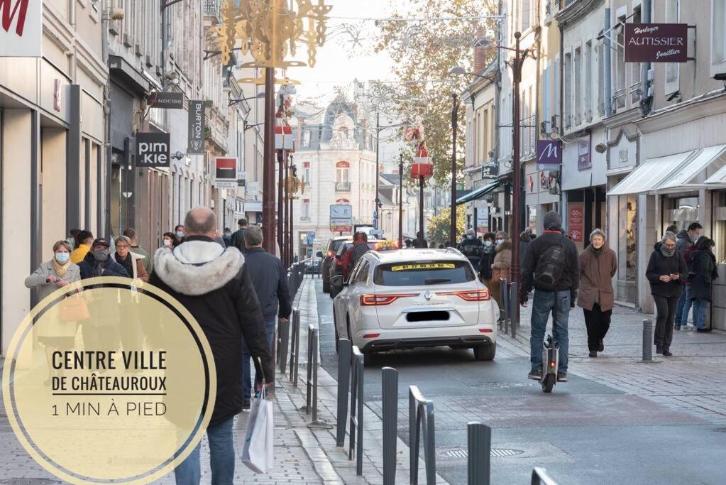 Le Petit Martial - Coeur De Ville,Refait A Neuf,Tout Equipe, Parking Châteauroux المظهر الخارجي الصورة